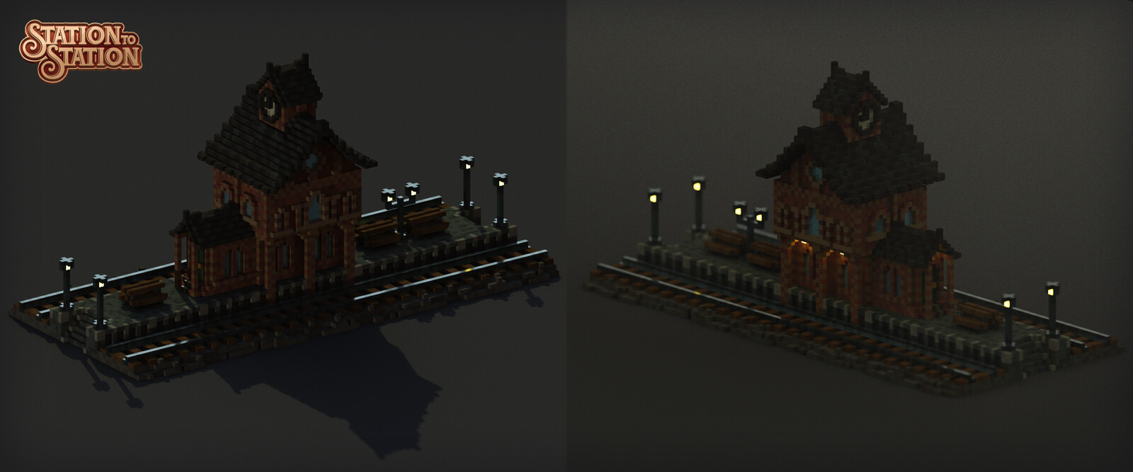 I had the pleasure of modeling the first station building for Station to Station! The design was inspired by traditional Dutch stations.