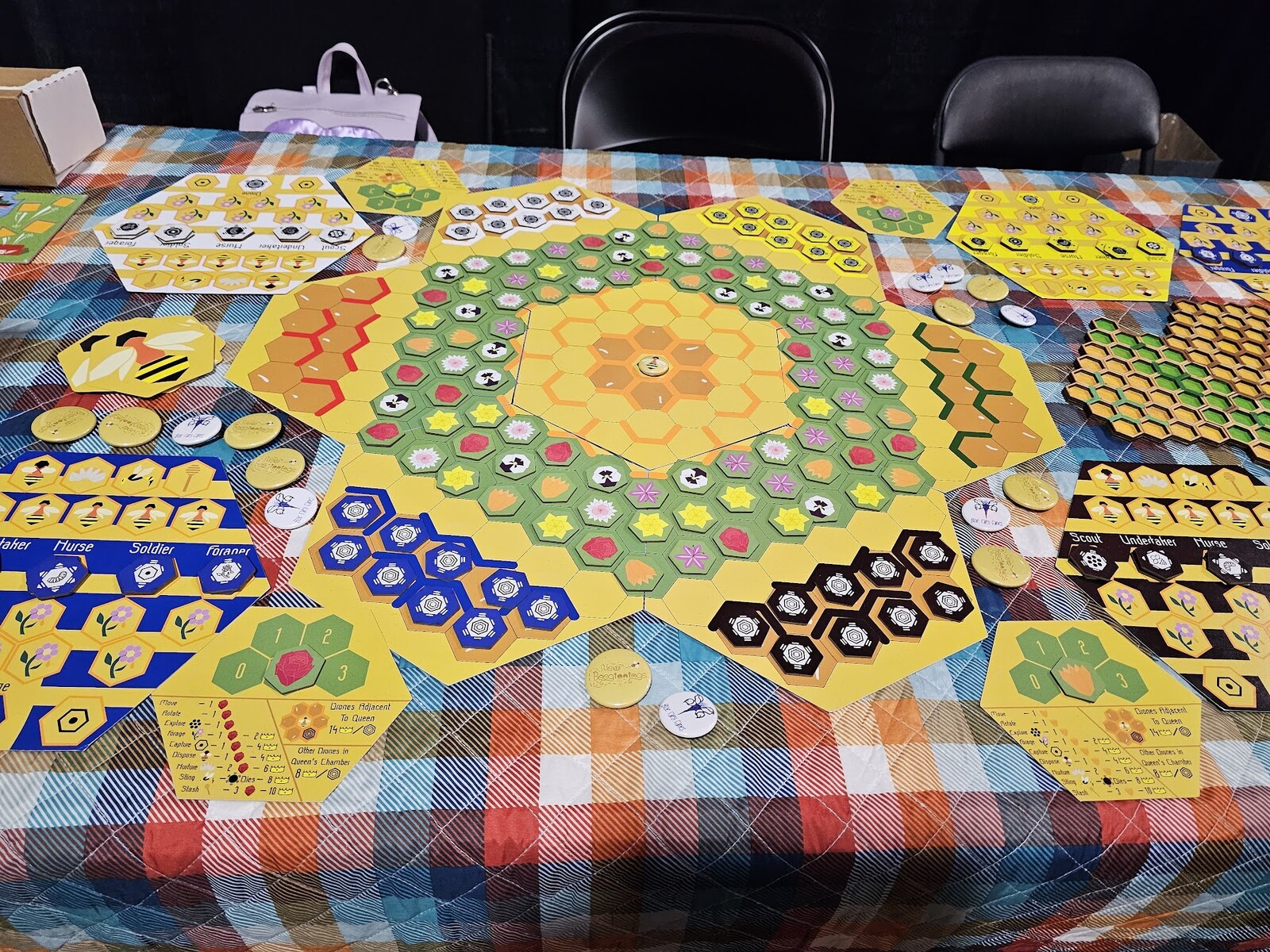 Physical prototype of the game, as demoed at Dream Hack Dallas in June 2024.