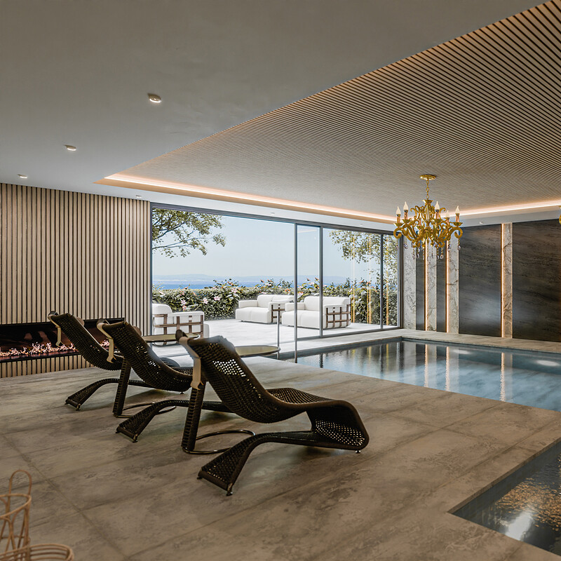 Interior Pool Design, El Madroñal