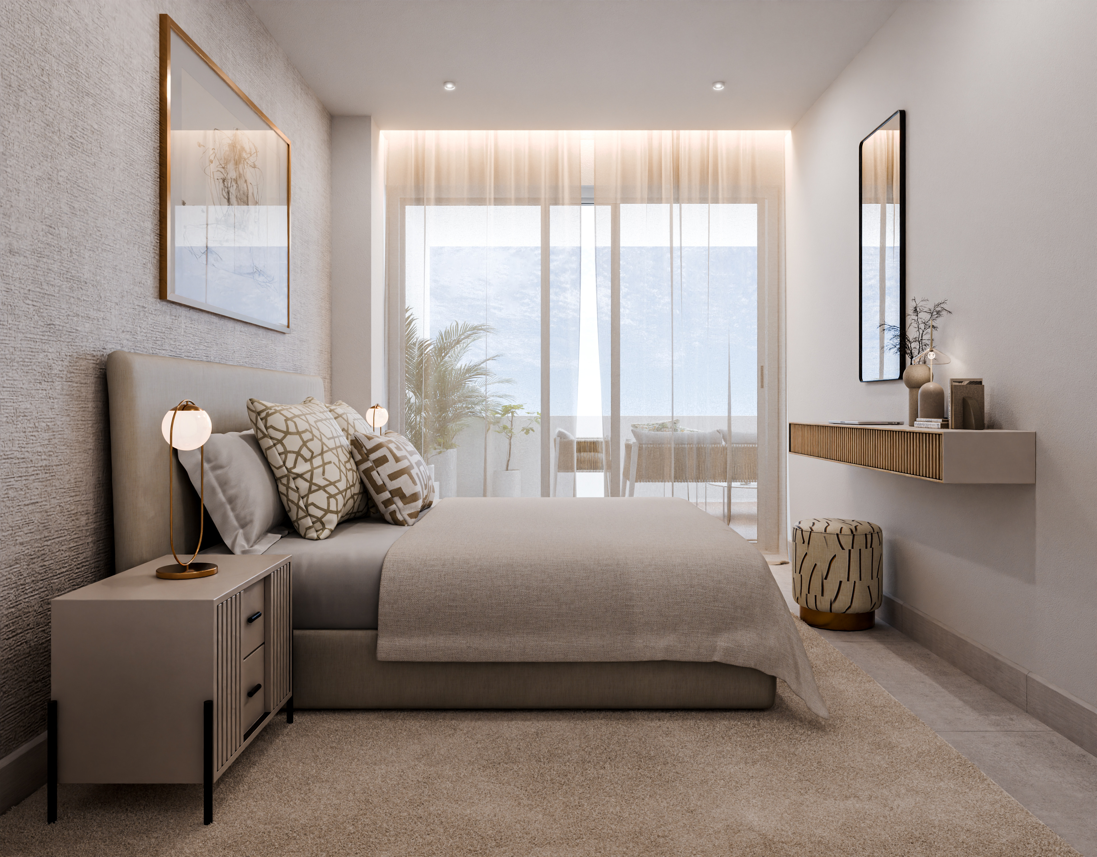 Master bedroom front shot.