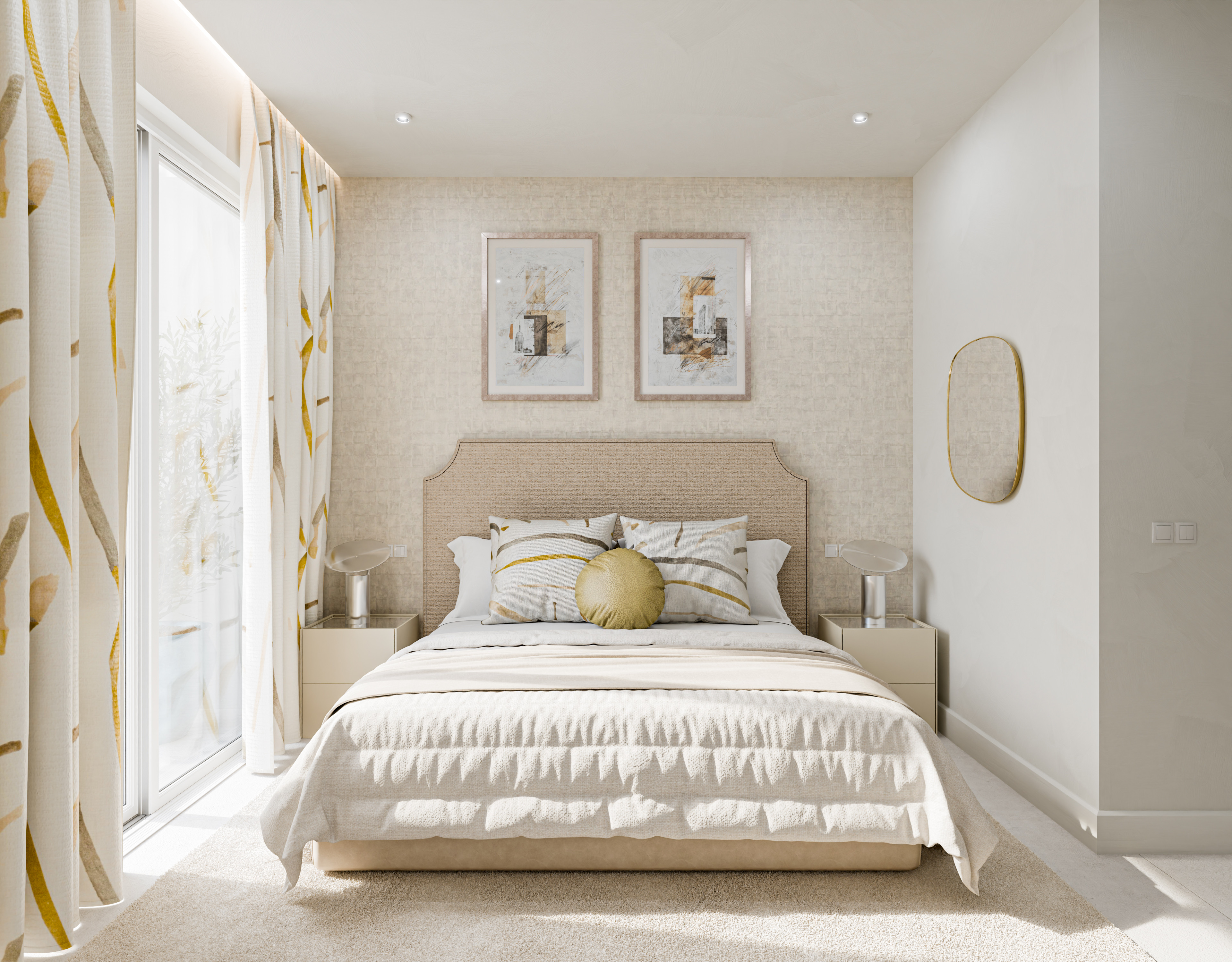 Master bedroom front shot.