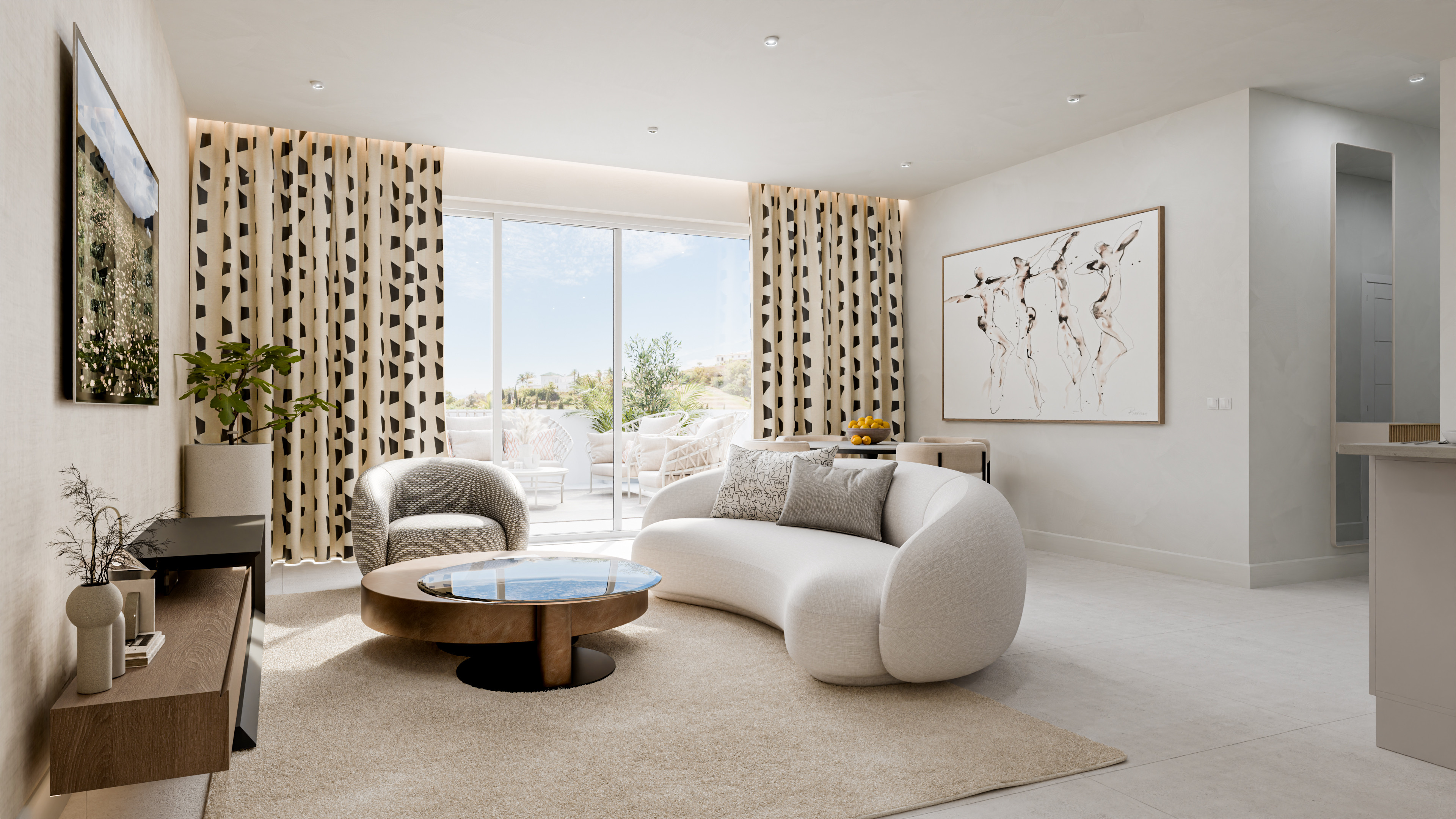 Livingroom angled shot.