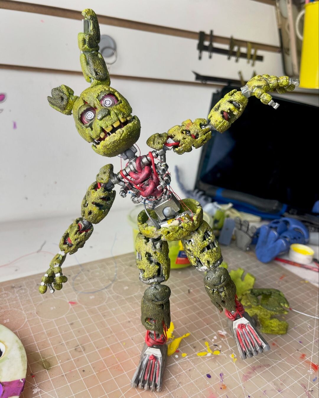 Toy Springtrap De Juguete ArtStation FNAF Springtrap Action Figure