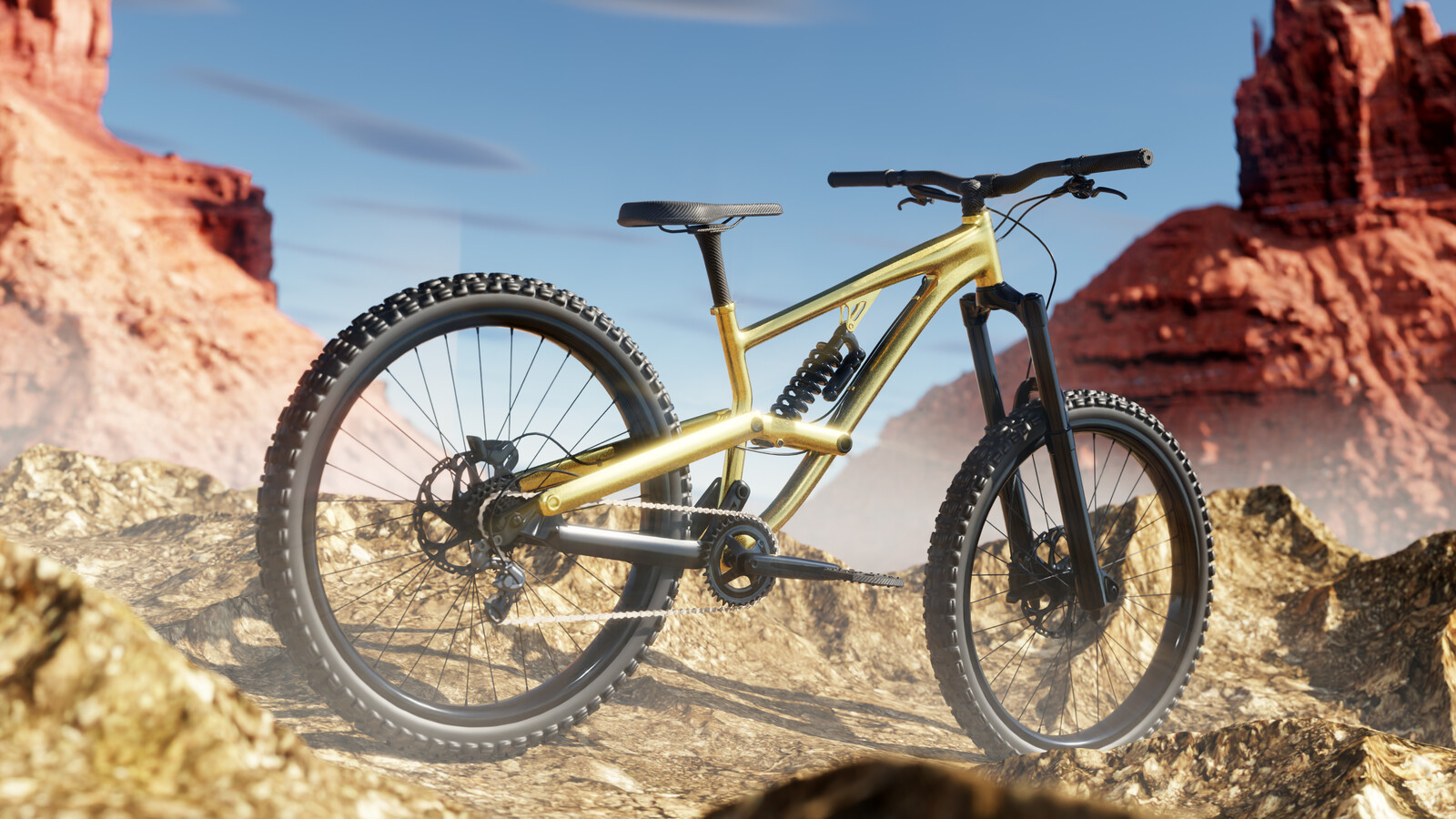 HUFFY MOUNTAIN BIKE RENDER 