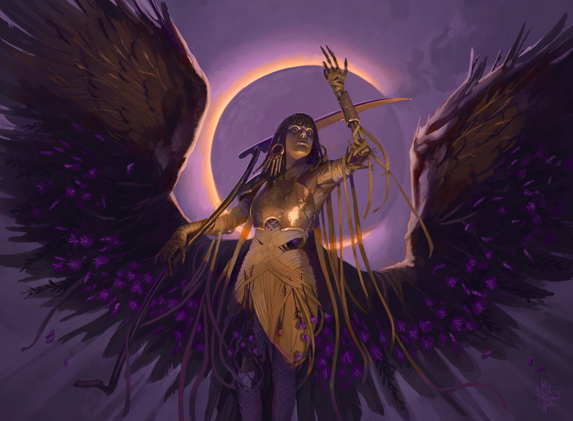 mtg foundations play booster chase cards Breathkeeper Seraph (Extended Art) [Innistrad: Crimson Vow Commander] main image 0