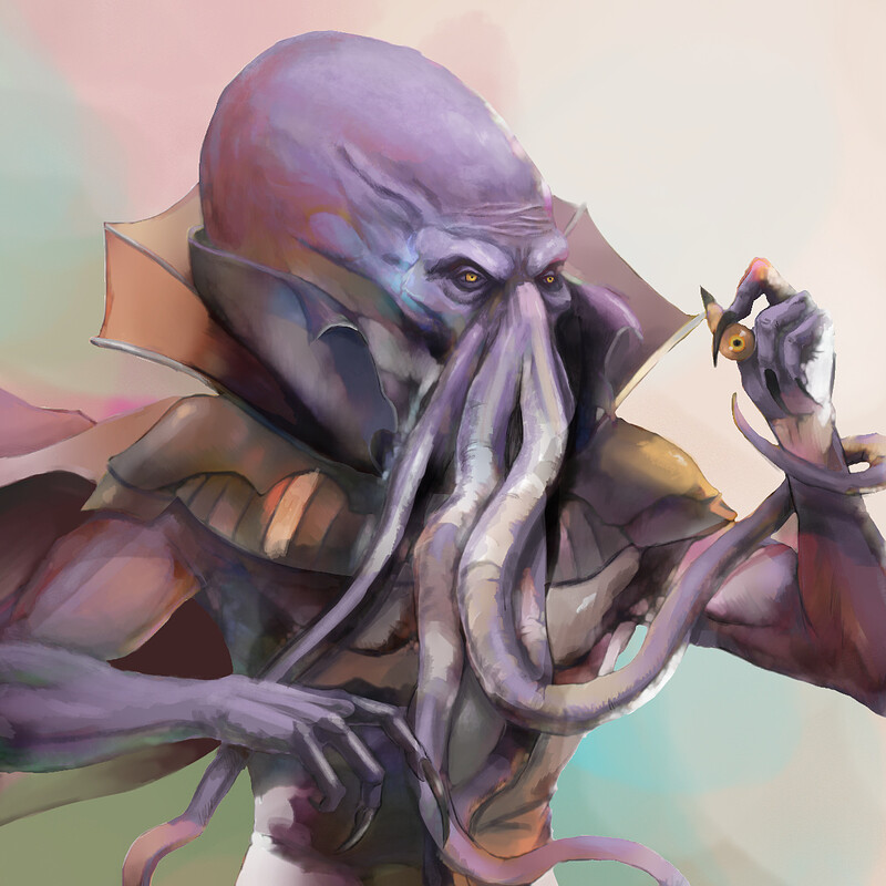 Mind Flayer with the Eye of Vecna