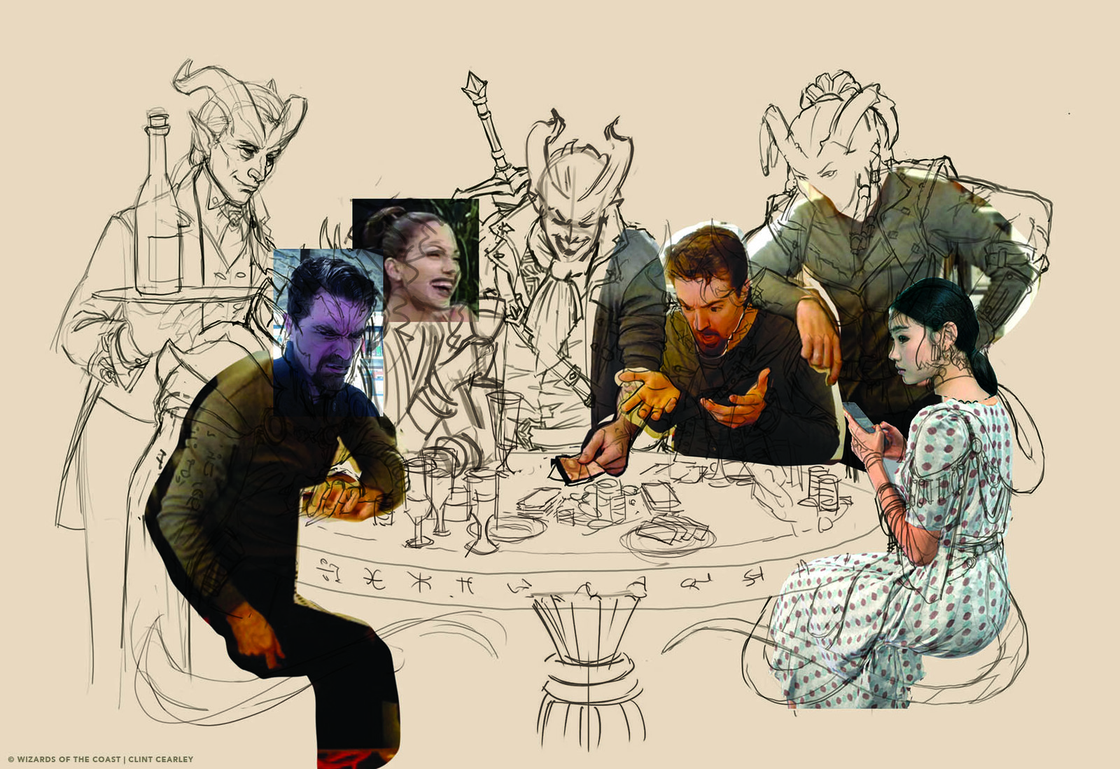 References and refining the drawing