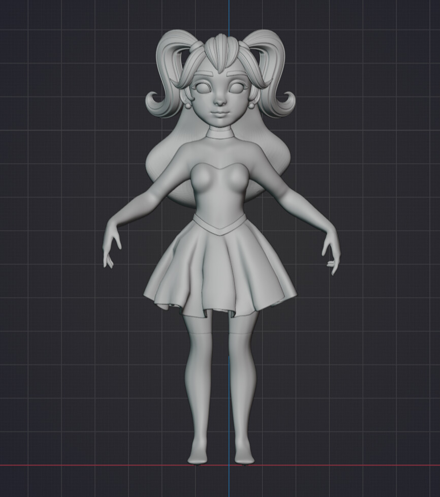 Original pose from modelling