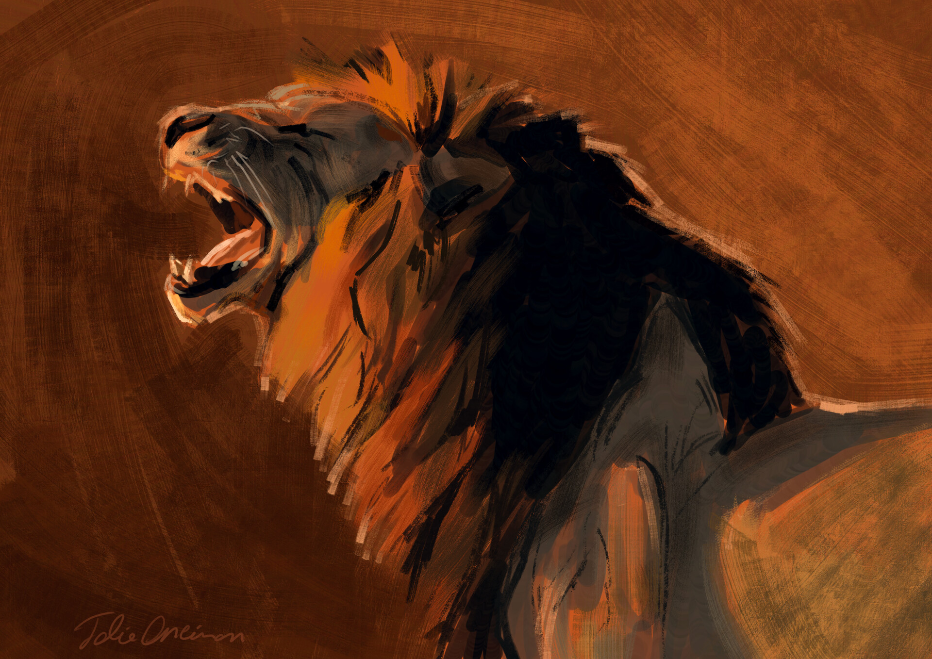 ArtStation - Lion's roar