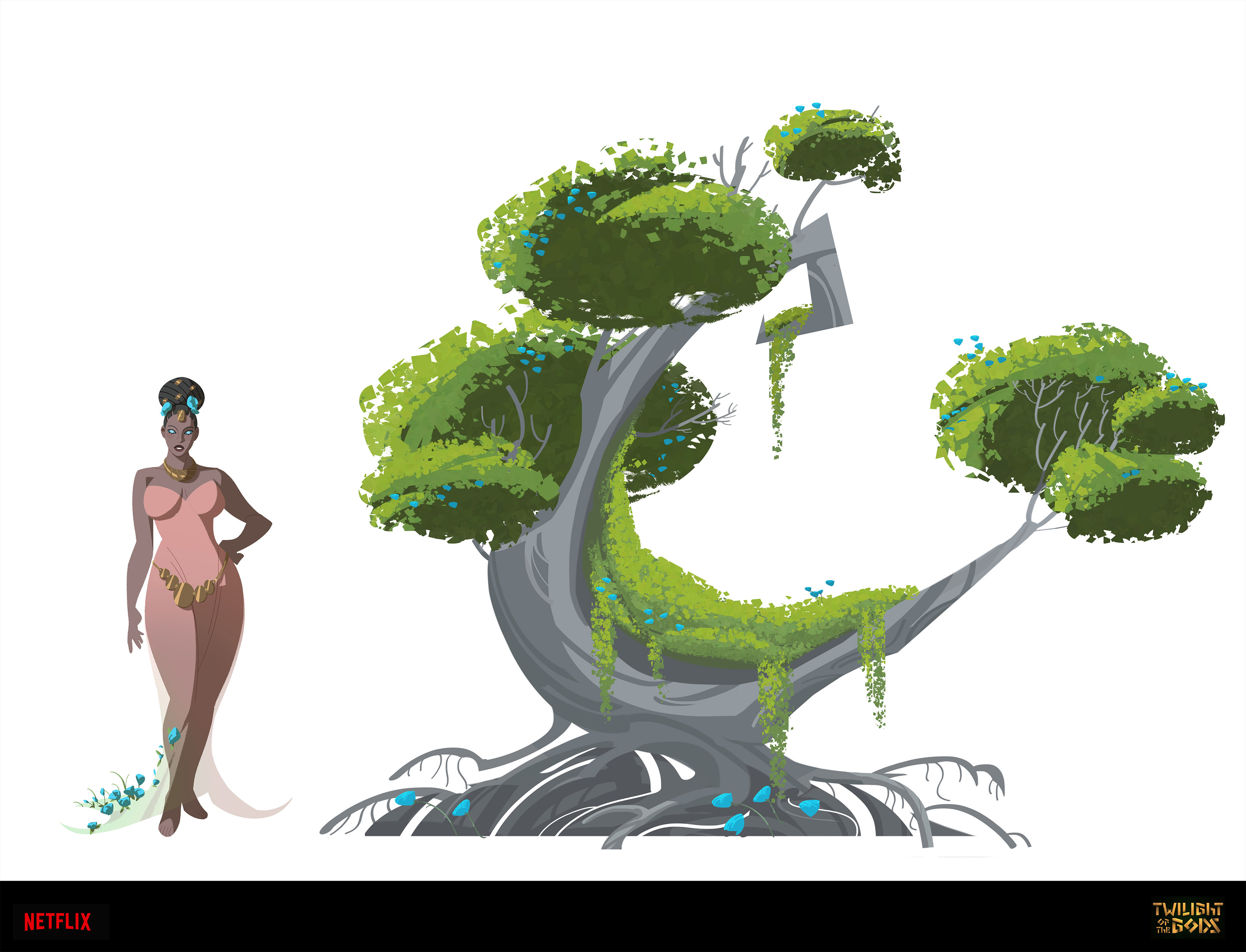Character by Yanz Gutierrez. Chair Concept callout for Freya's Chamber