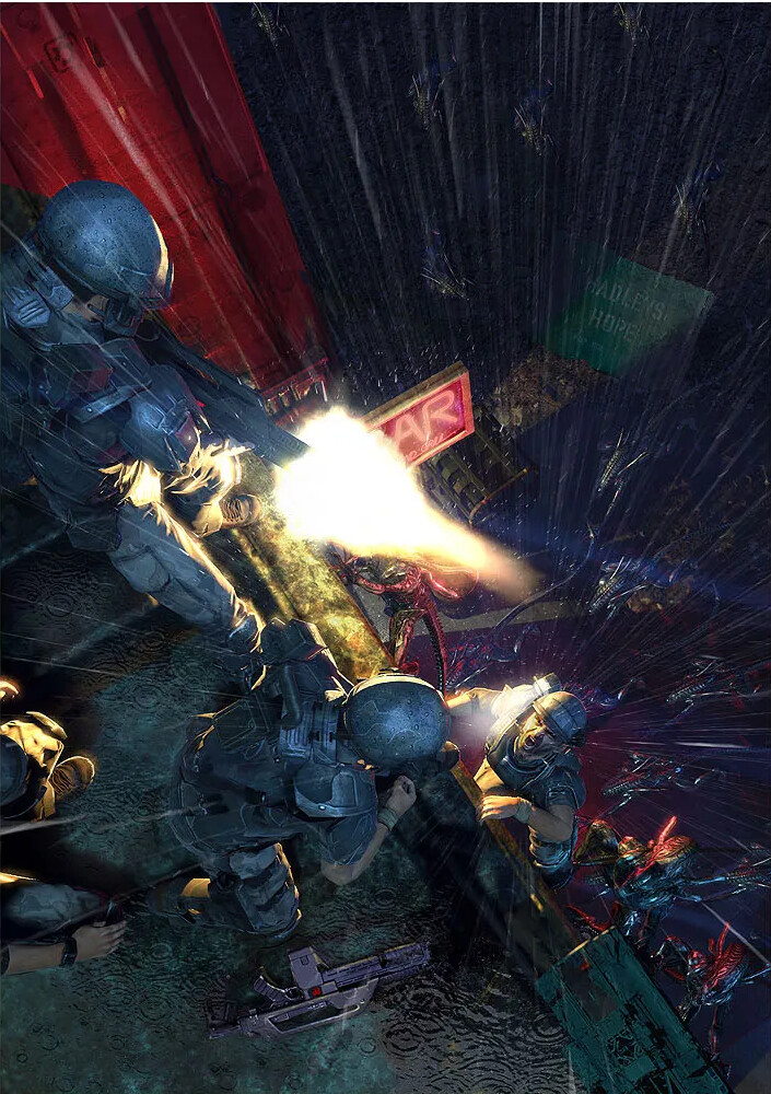 Alien Colonial Marines Magazine Cover