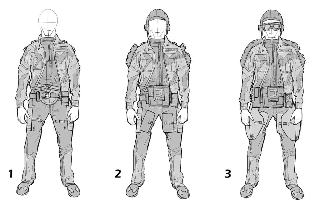 Progression design for design 2 concept 6