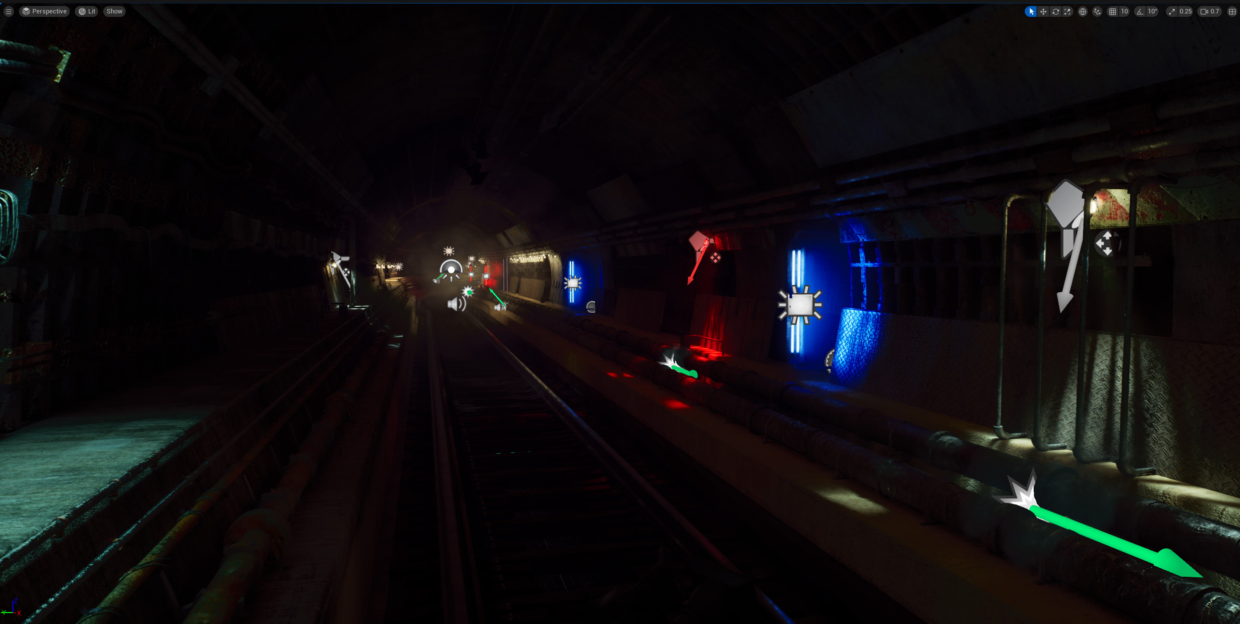 Tunnel in Editor