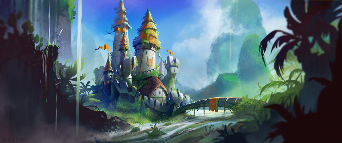 Jungle Castle - Process