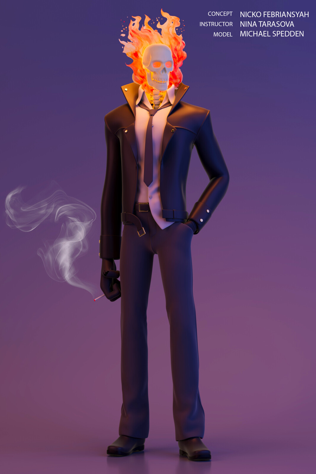 Ghost Rider Concept 3D model