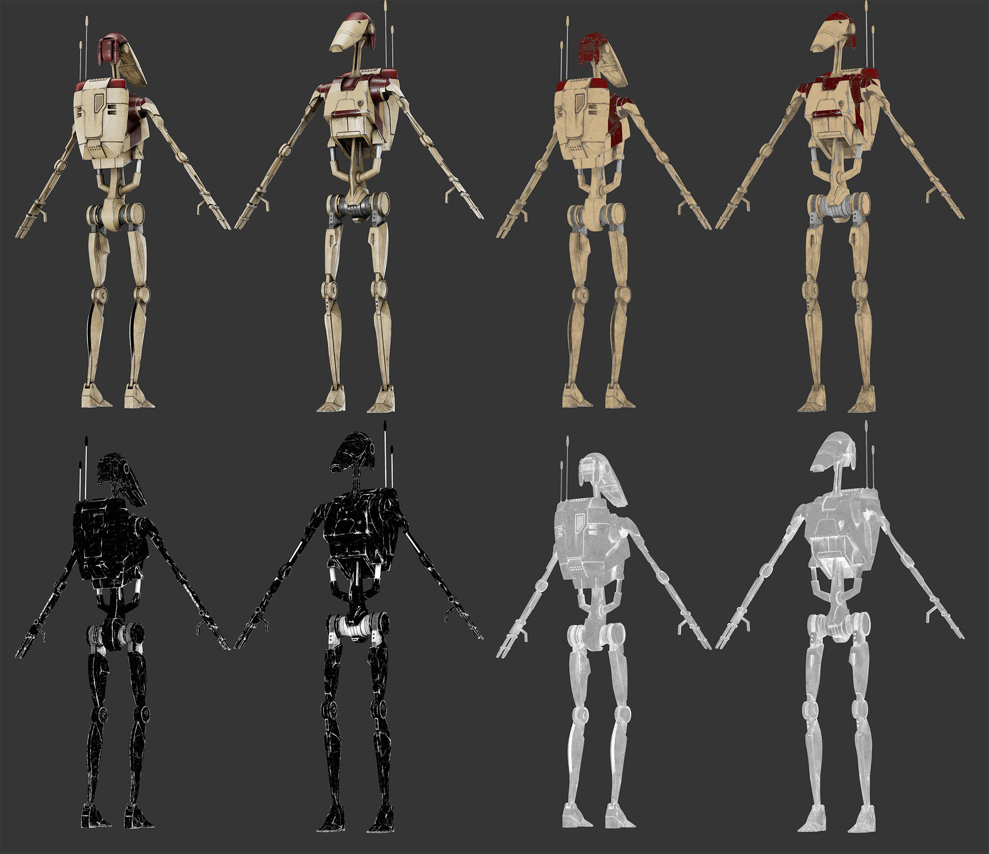 5 Texture sets, 4k