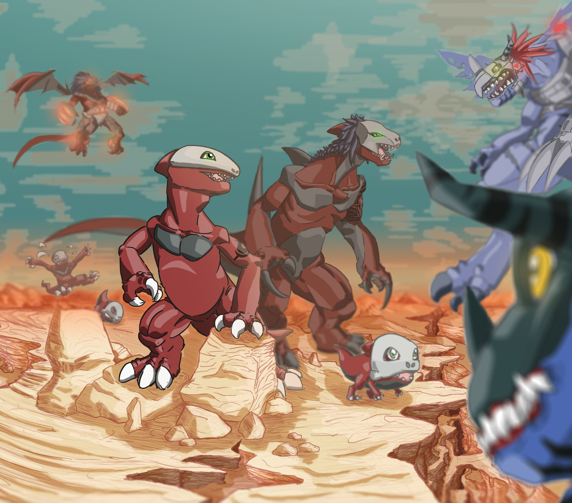 ArtStation - OC Digimon (2023)