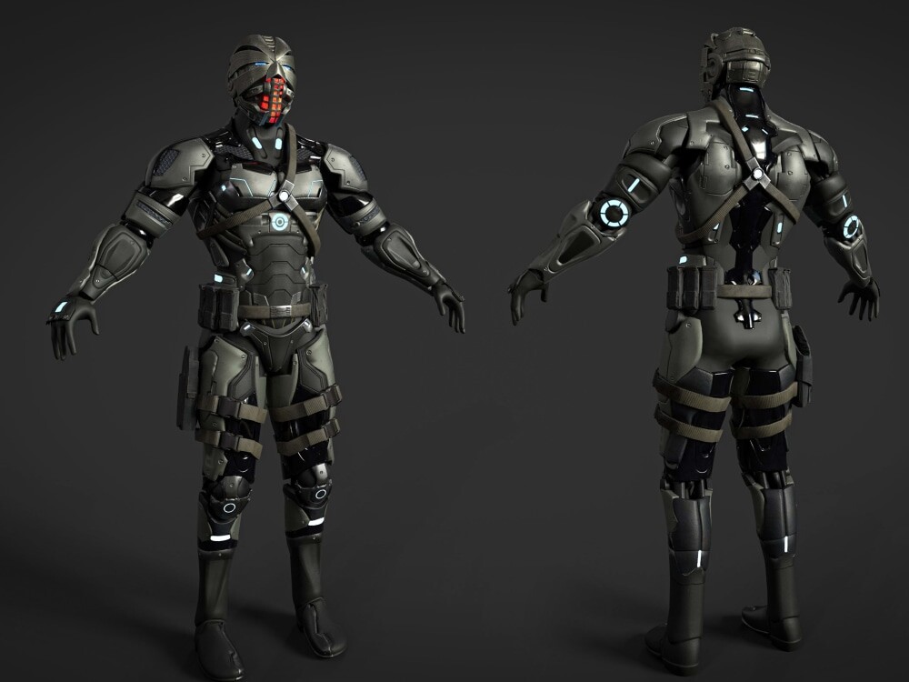 ArtStation - GAME CHARACTER MODEL