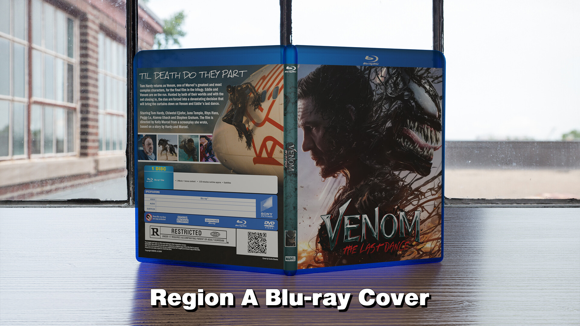 ArtStation Venom The Last Dance 2024 Custom Blu ray Cover
