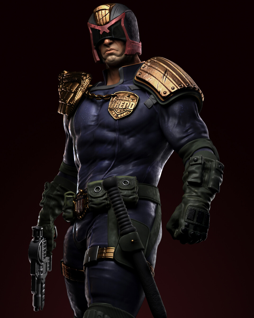 ArtStation Judge Dredd