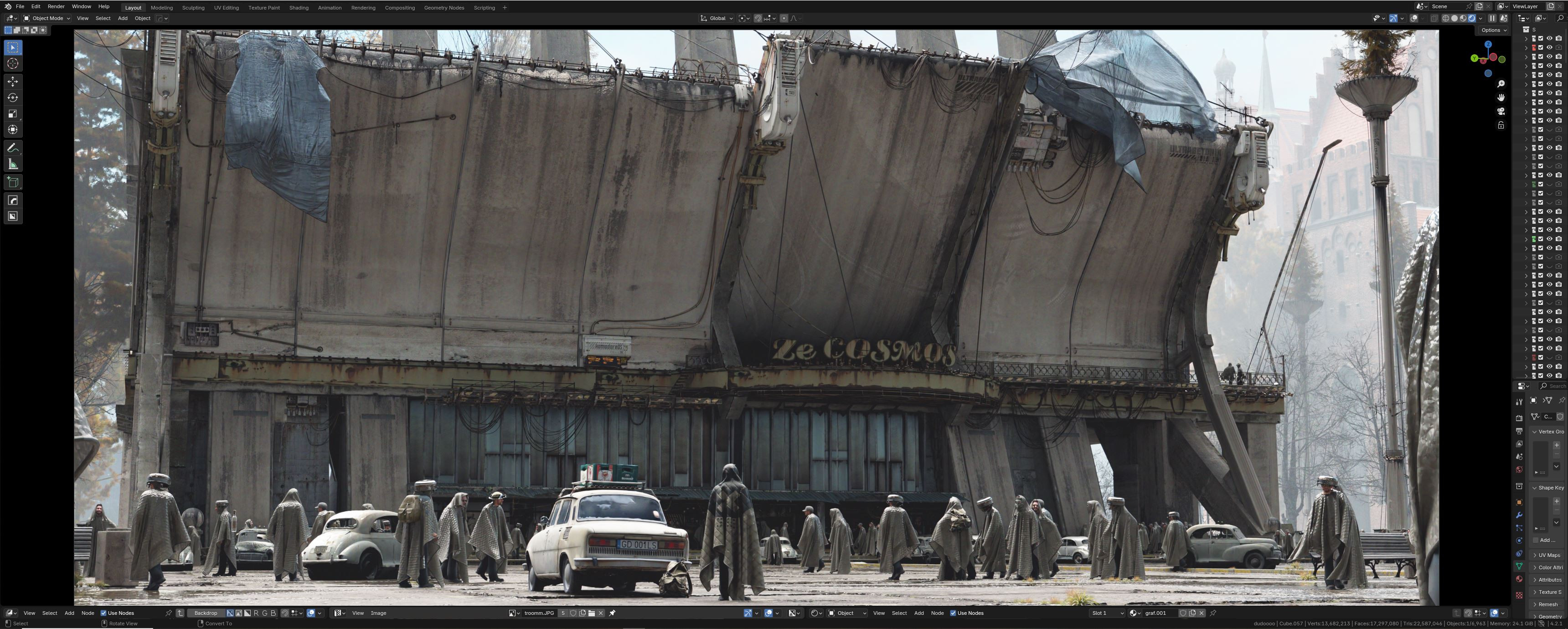 rendered viewport