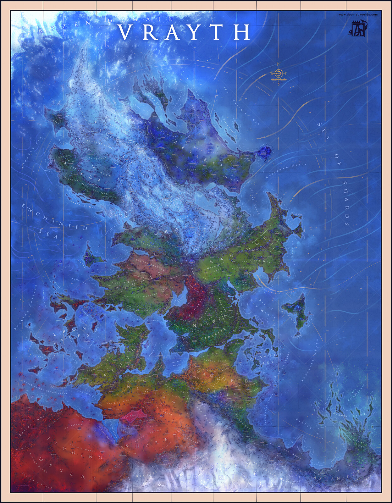 Full Version available for purchase here: https://www.drivethrurpg.com/en/product/496839/Doomed-Maps-Vrayth-Labelled?affiliate_id=3789465