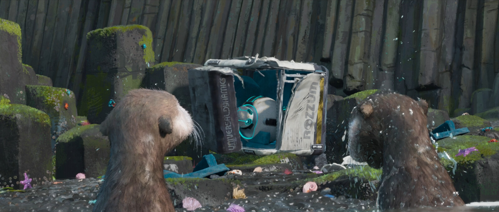 Responsible for texturing and look development of container/box, and its broken pieces.