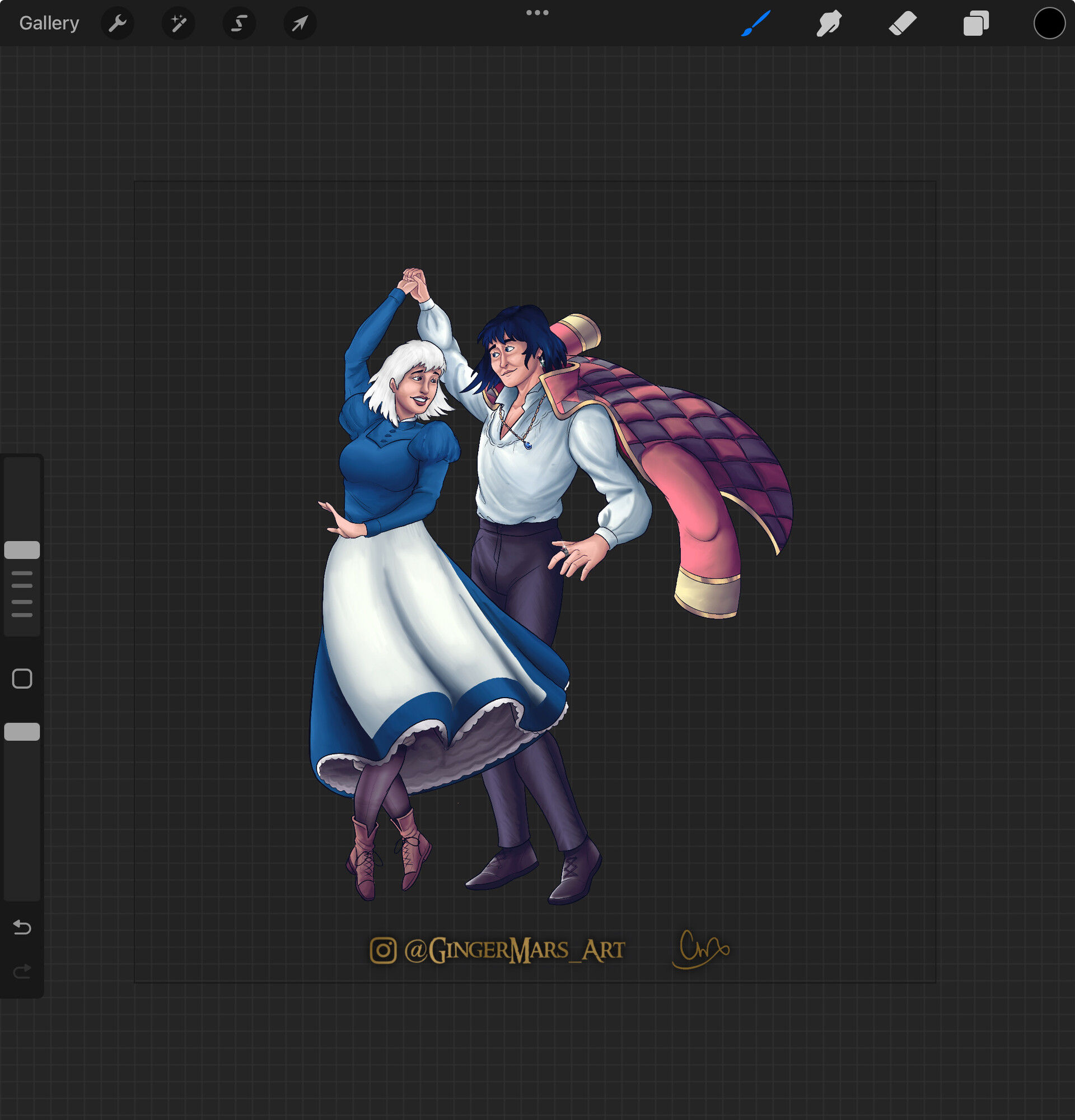 ArtStation Howl Pendragon Sophie Hatter 💫 from Howl's Moving