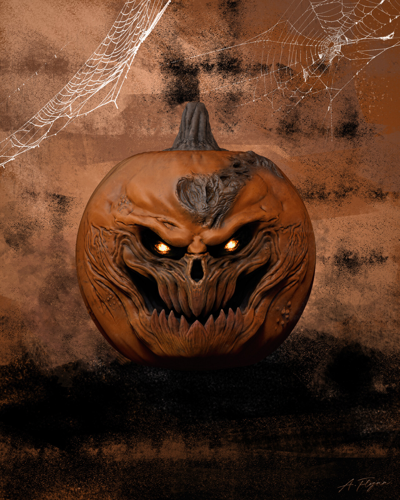 Creepy Jack O' Lantern