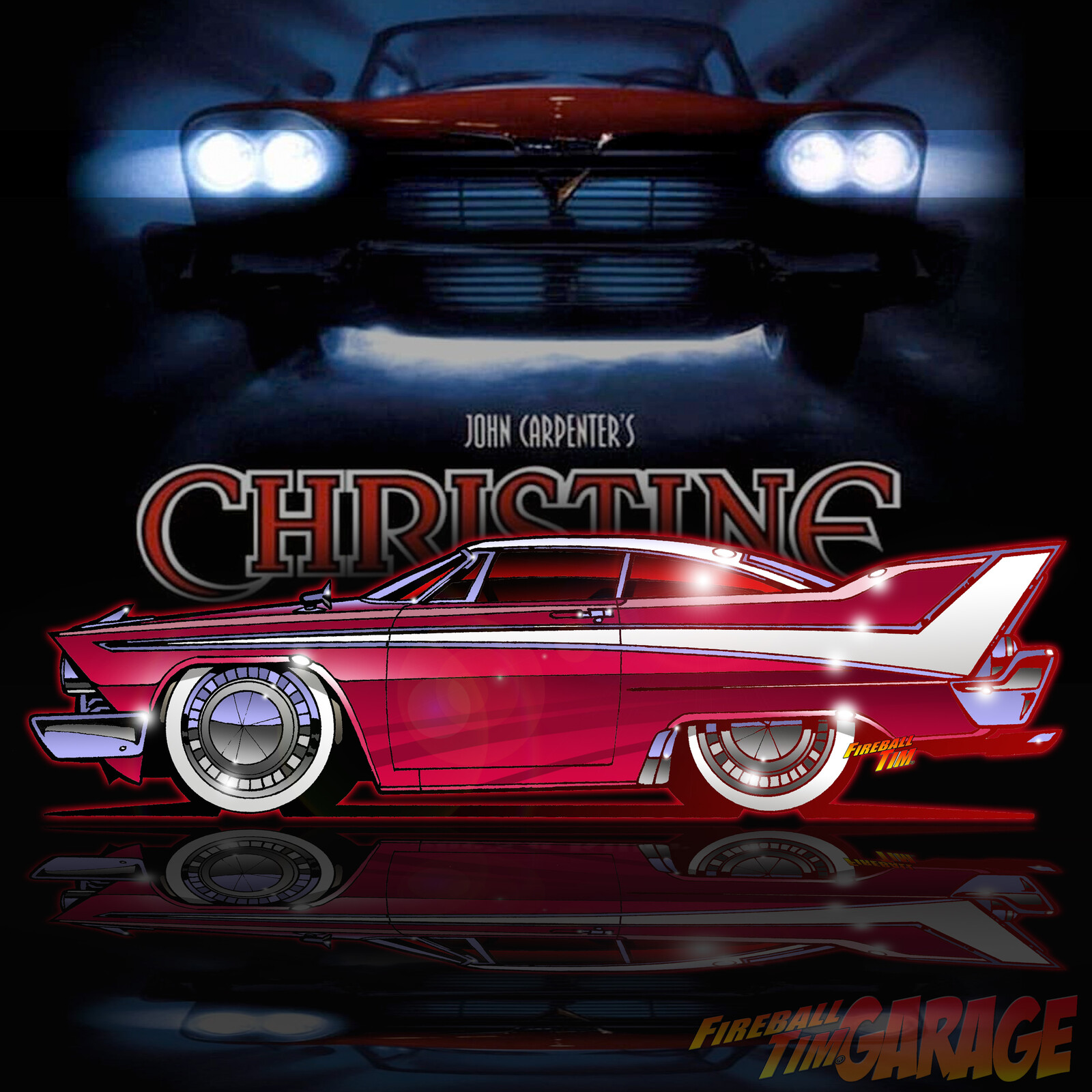 Christine Concept Art by Fireball Tim Garage