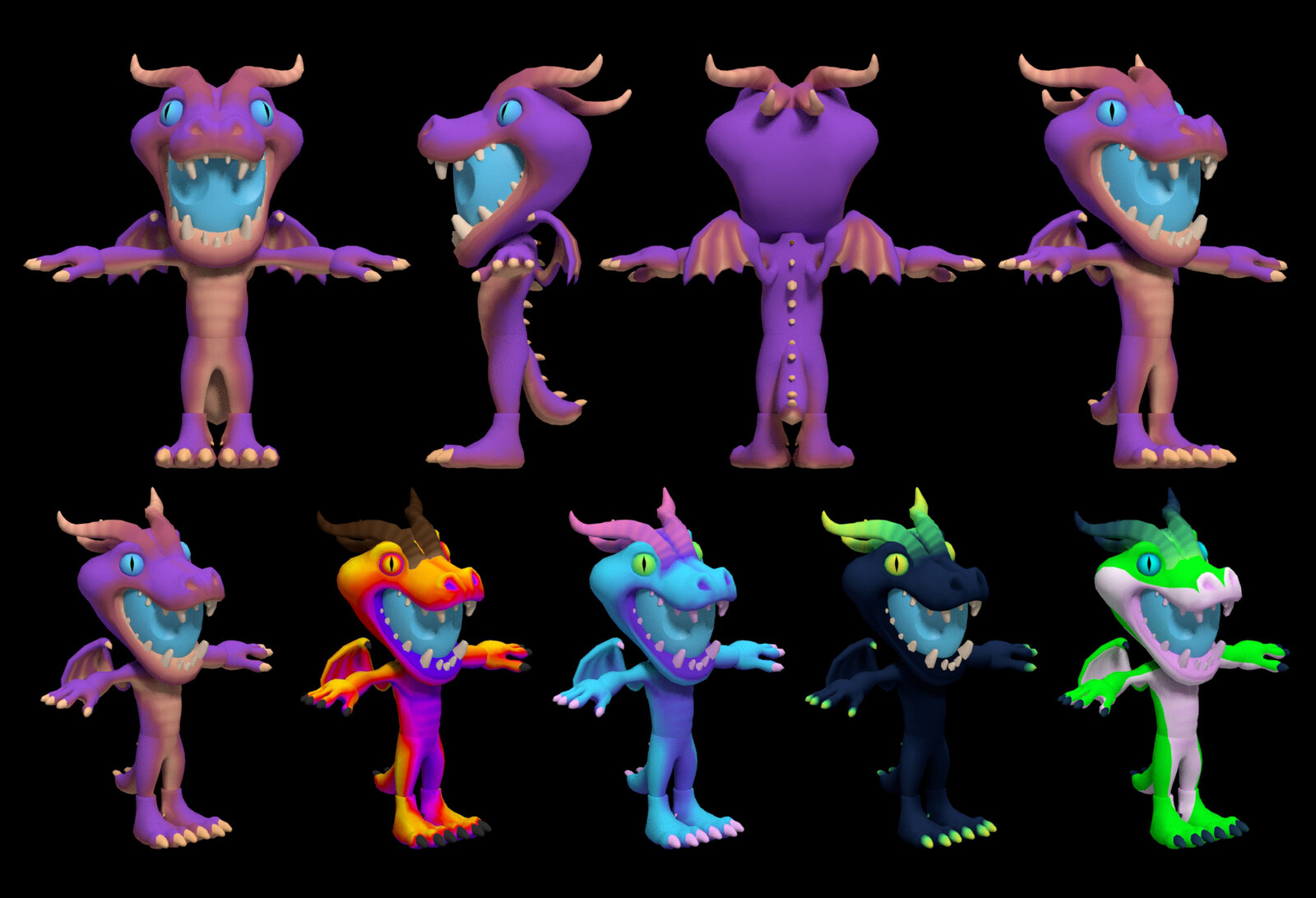 Final 3D Cosmetics. Cut up into individual slots. 