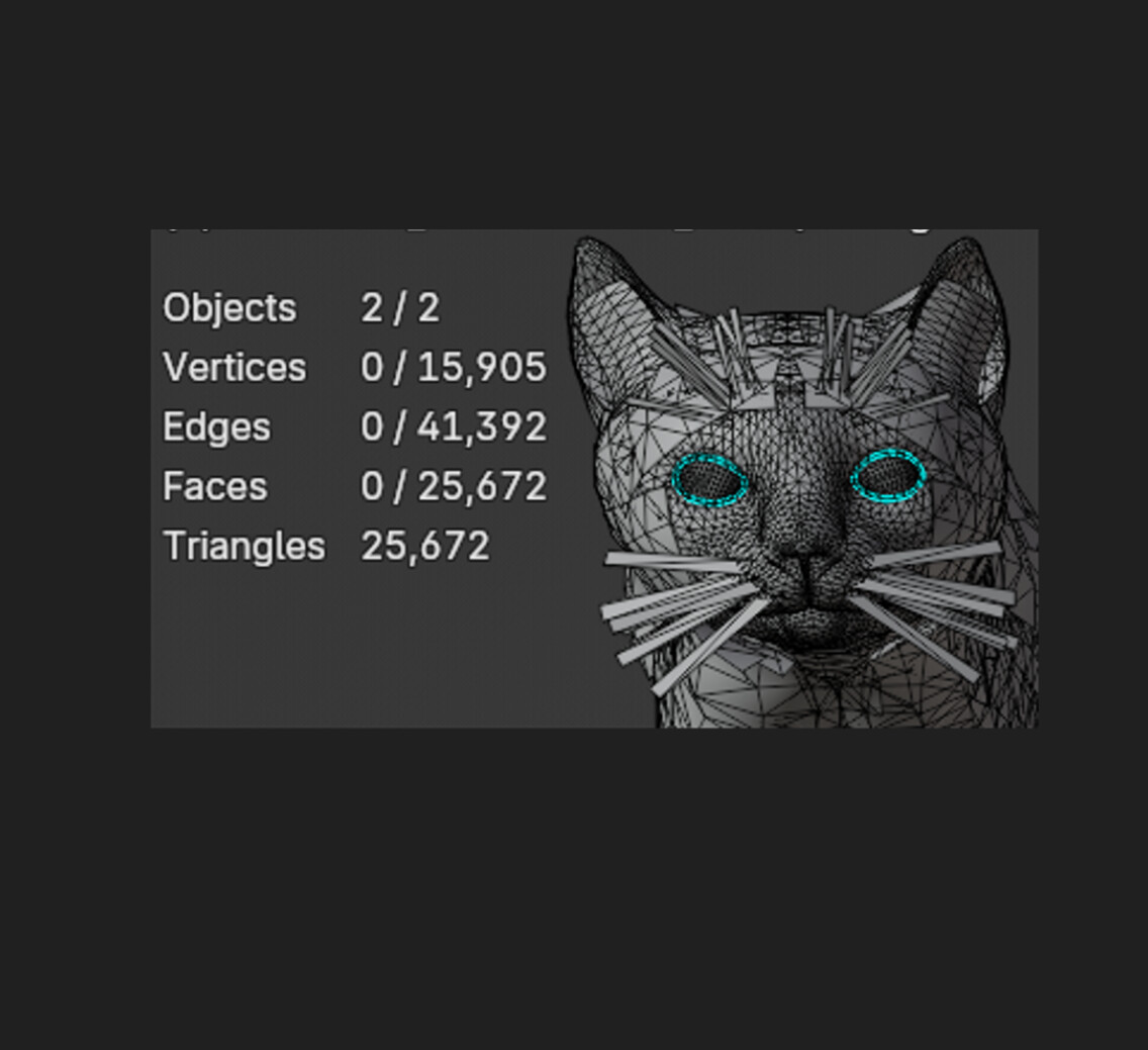 ArtStation - White Cat 3D Model