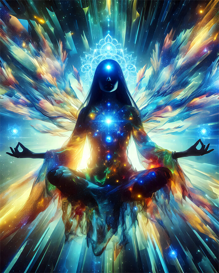 When one ascends to a state of transcendental enlightenment, they unlock gateways and fracture the very fabric of reality, unveiling a cosmos long concealed but ever-present since the dawn of existence.