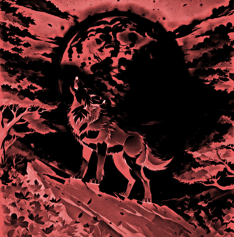 Yin Wolf in dark divine bliss (complete