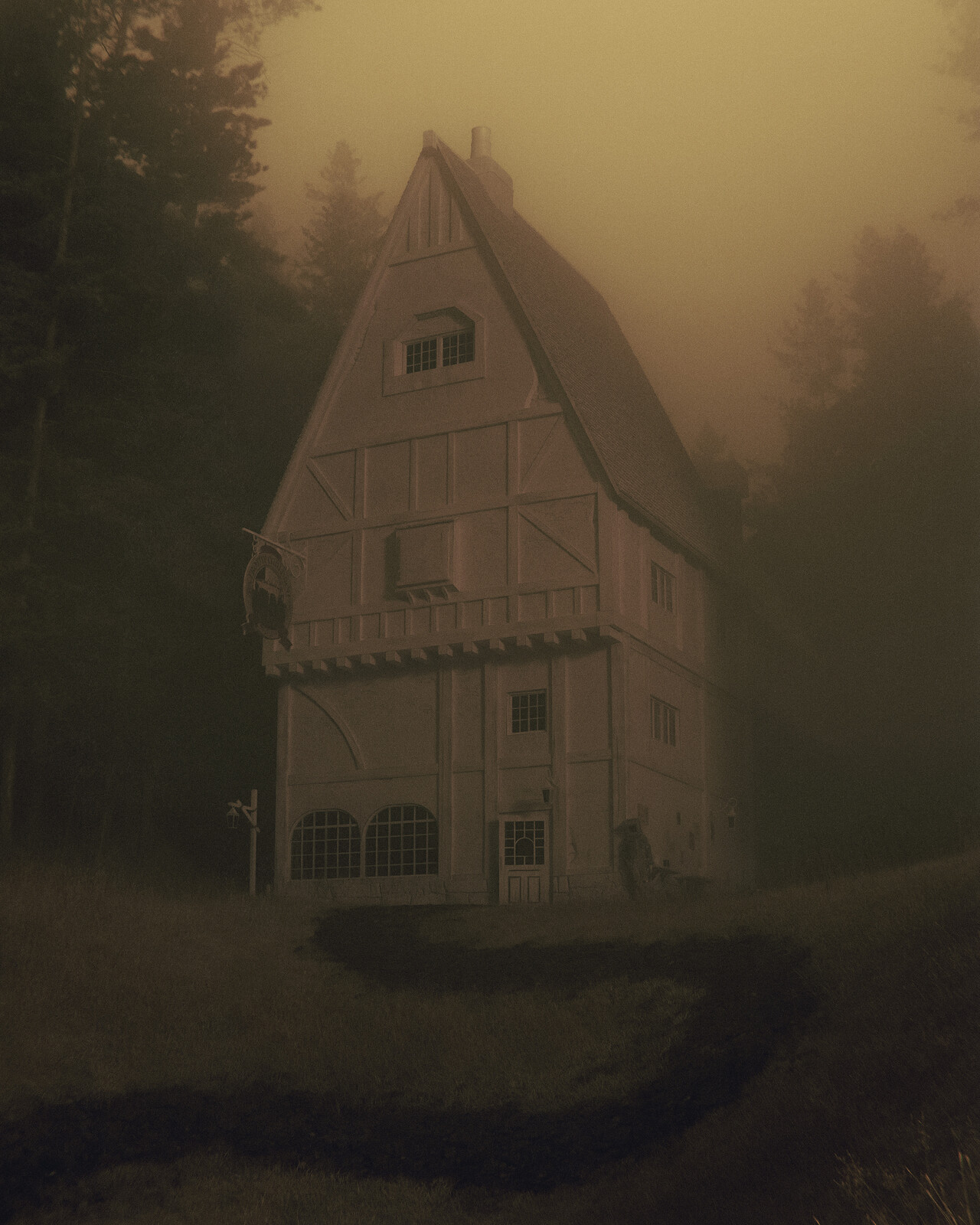 the secluded house