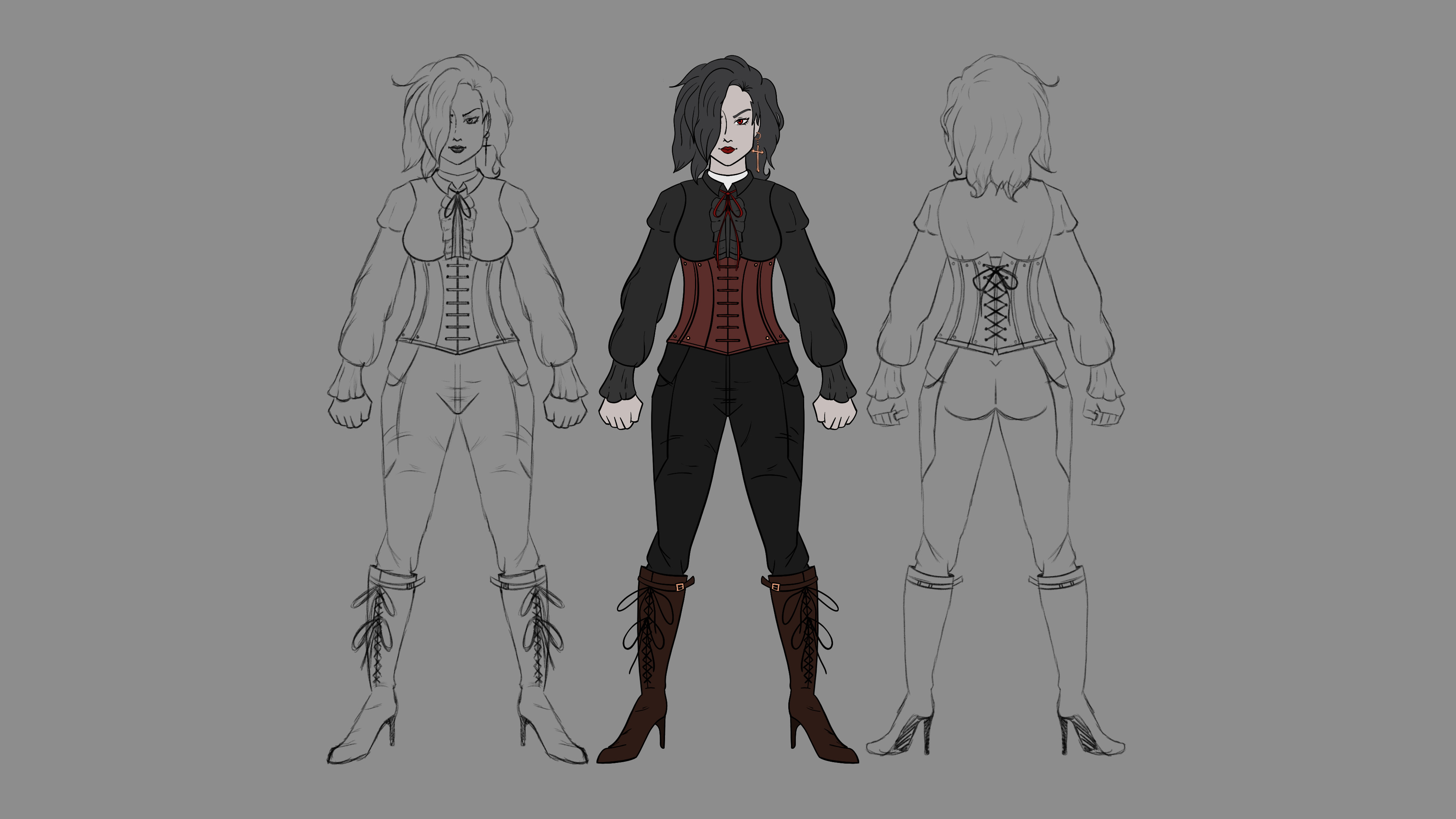 Turn Around and Final Colour Palette
