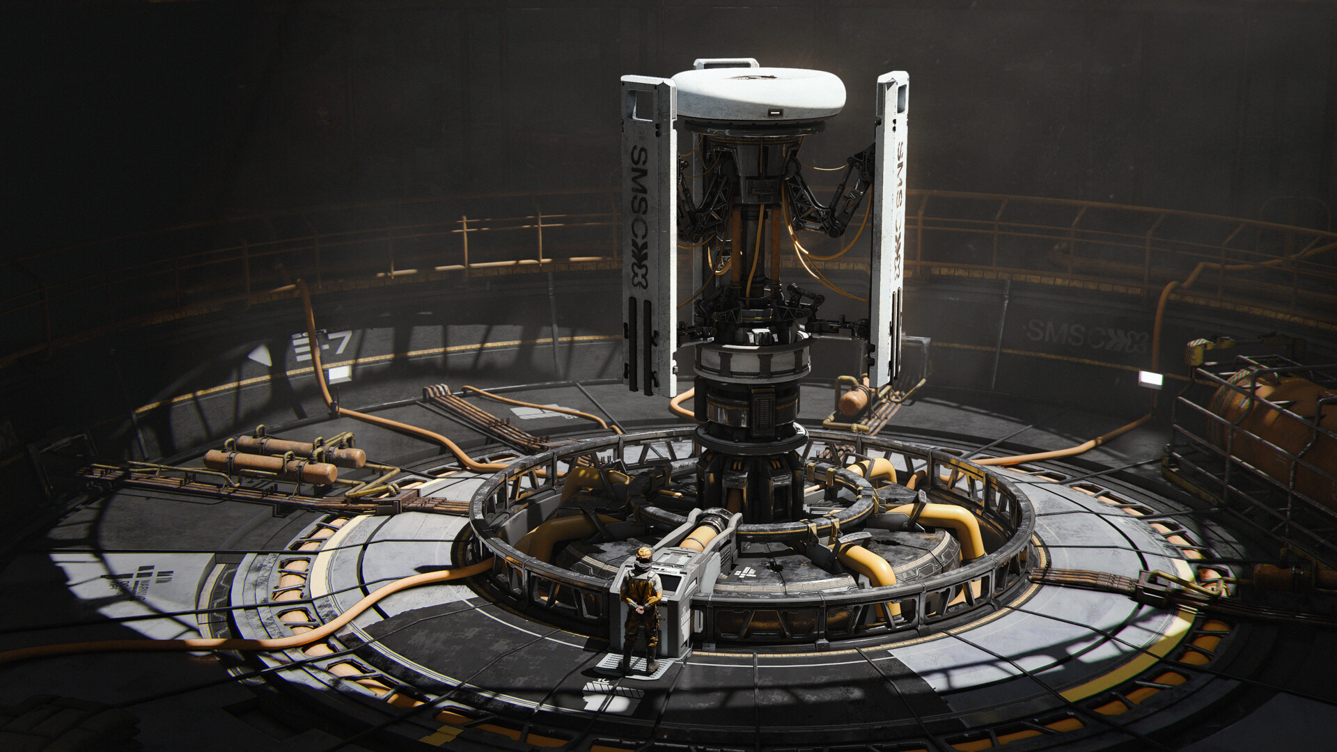 ArtStation - Radar Array - SMSC NDFA Nebuae Deep-Field Array