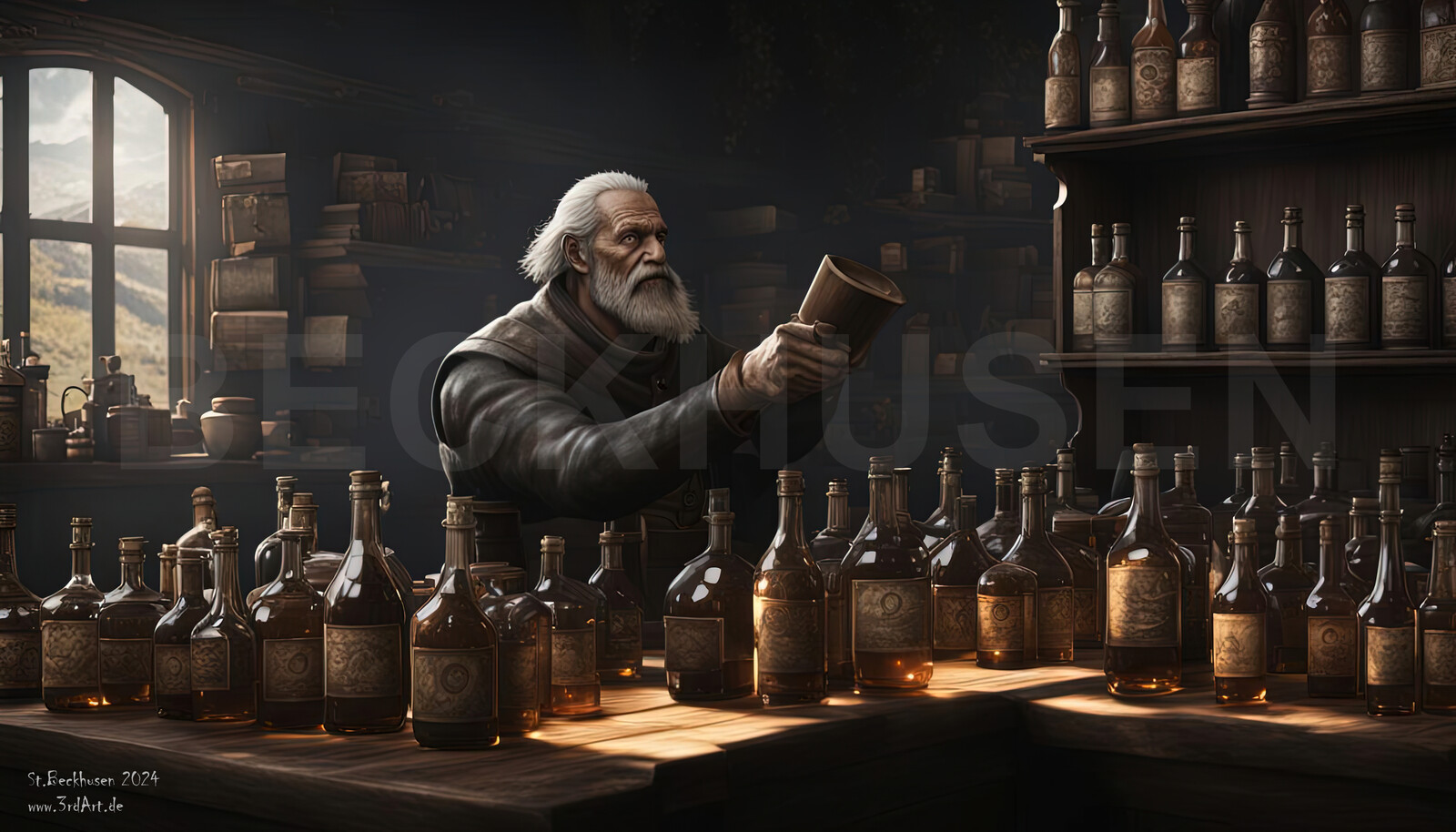 "The Brew", a complete set with 9 artworks is available on request for commercial use. Don't hesitate to contact me. 