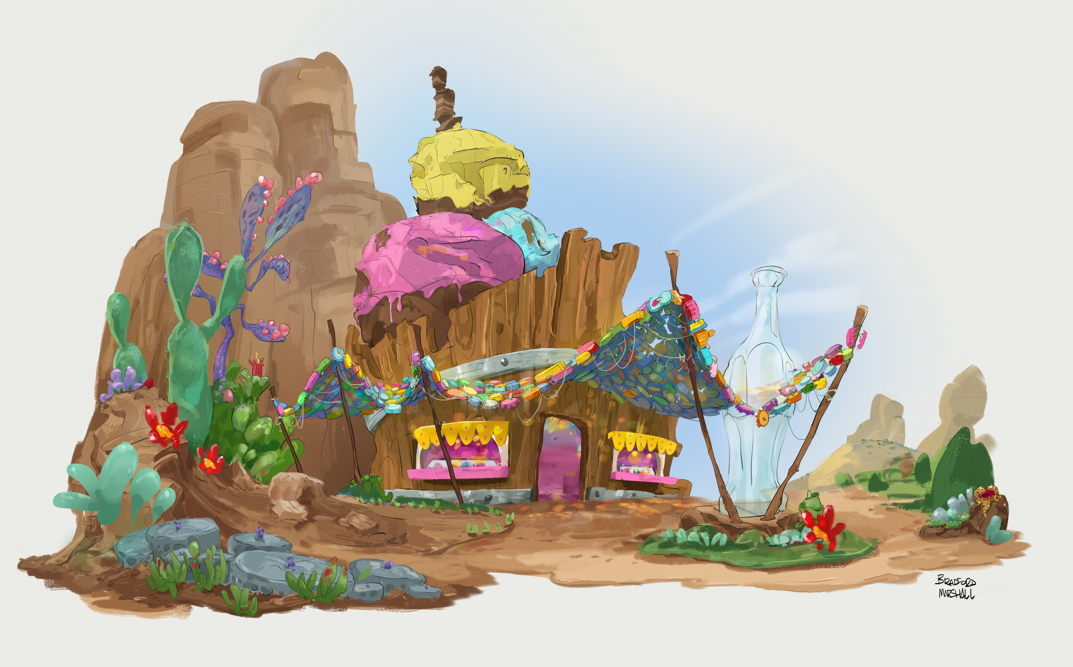Set design for an unannounced project. 