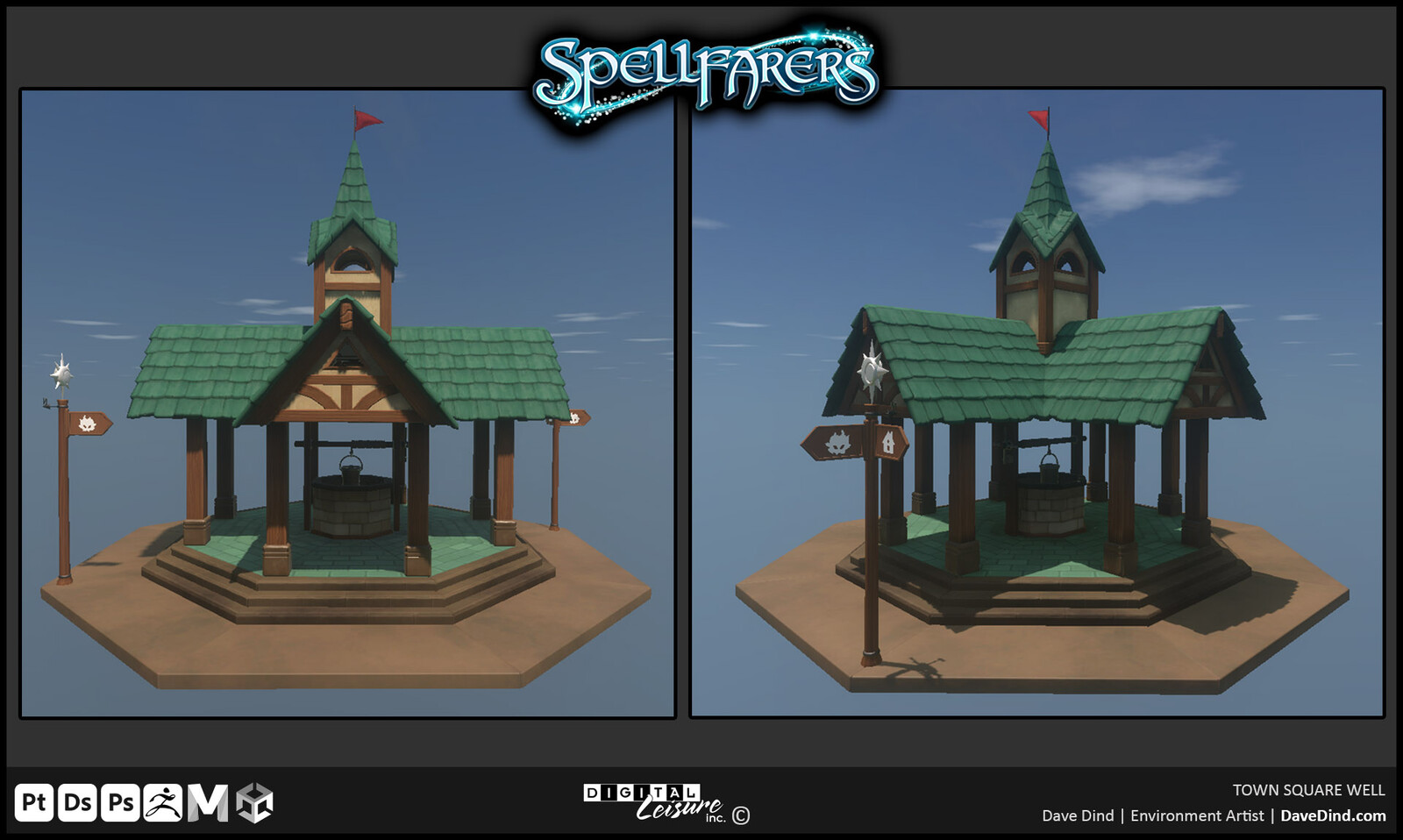 Town Square Well which also contains a mini game