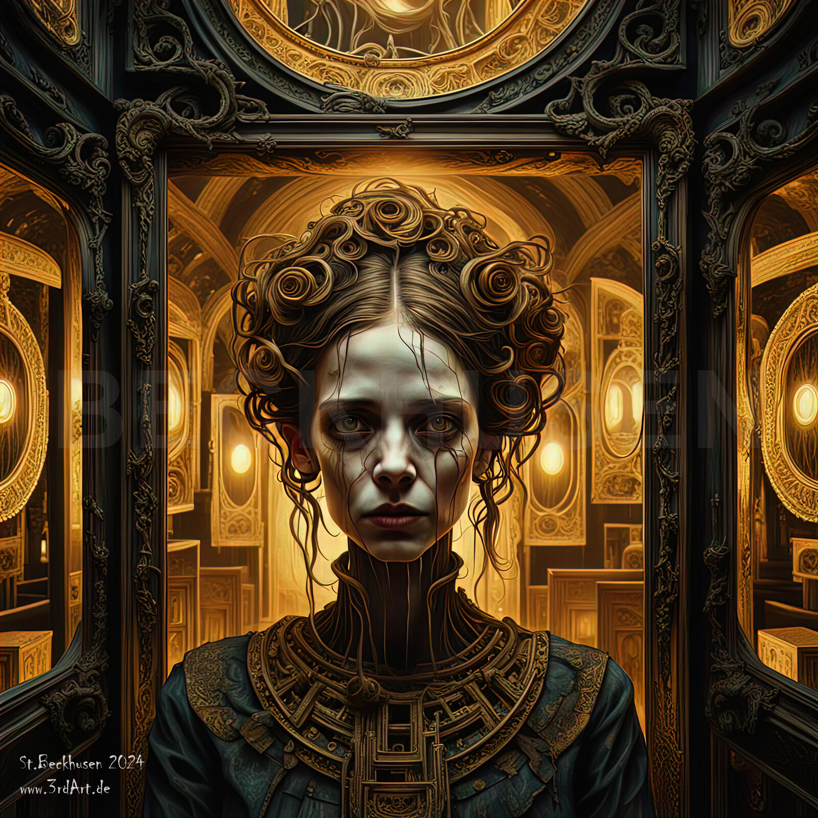 Haunted Woman artworks are on request available for sale. More sets will follow. 
