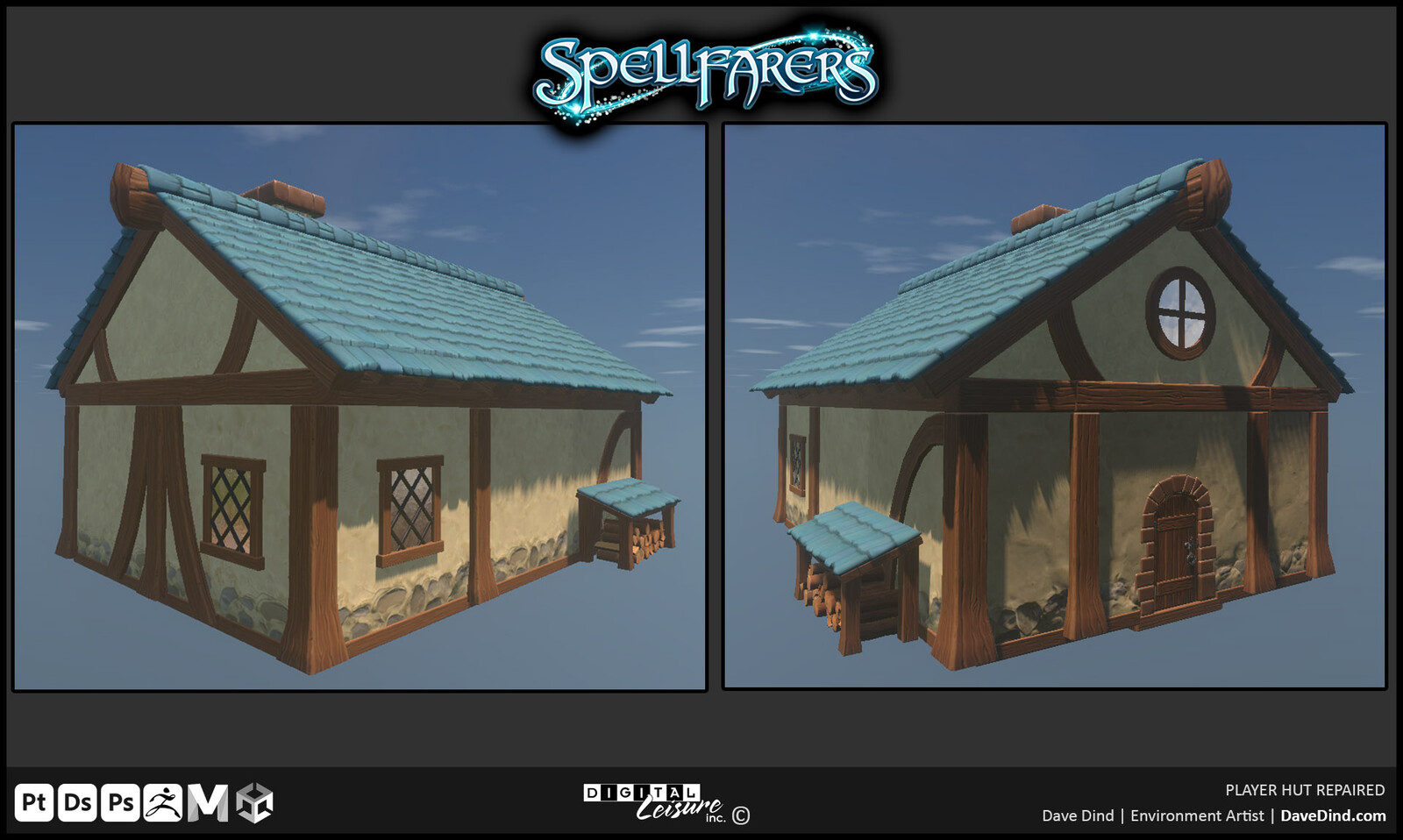 The player's repaired home/hut
