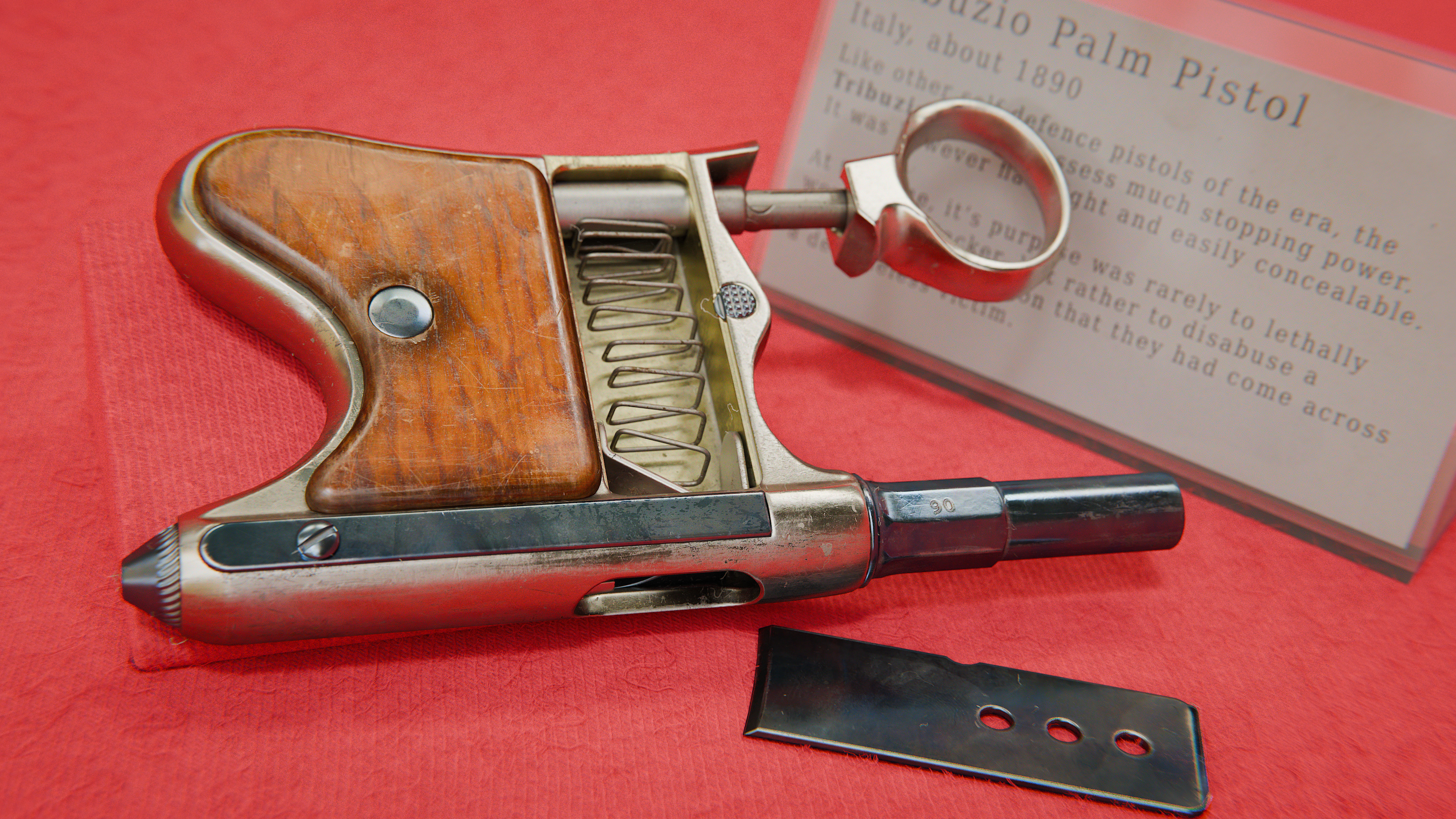 Magazine plate removed