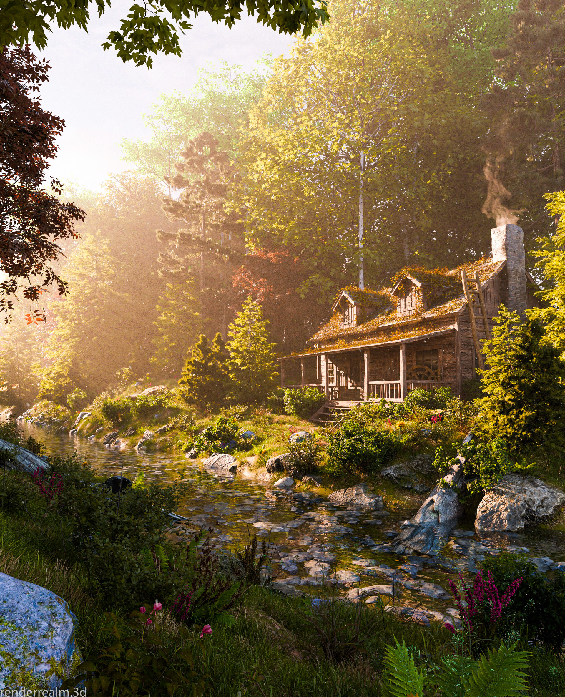 ArtStation cabin thingy