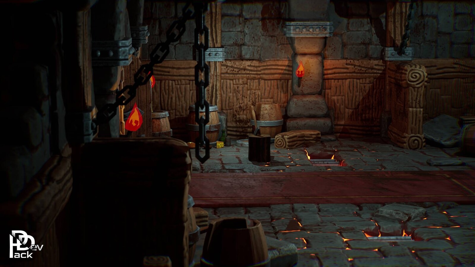 Stylized dungeon / 54 Assets