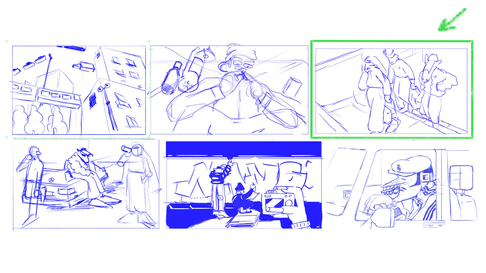 Sketches for the project.