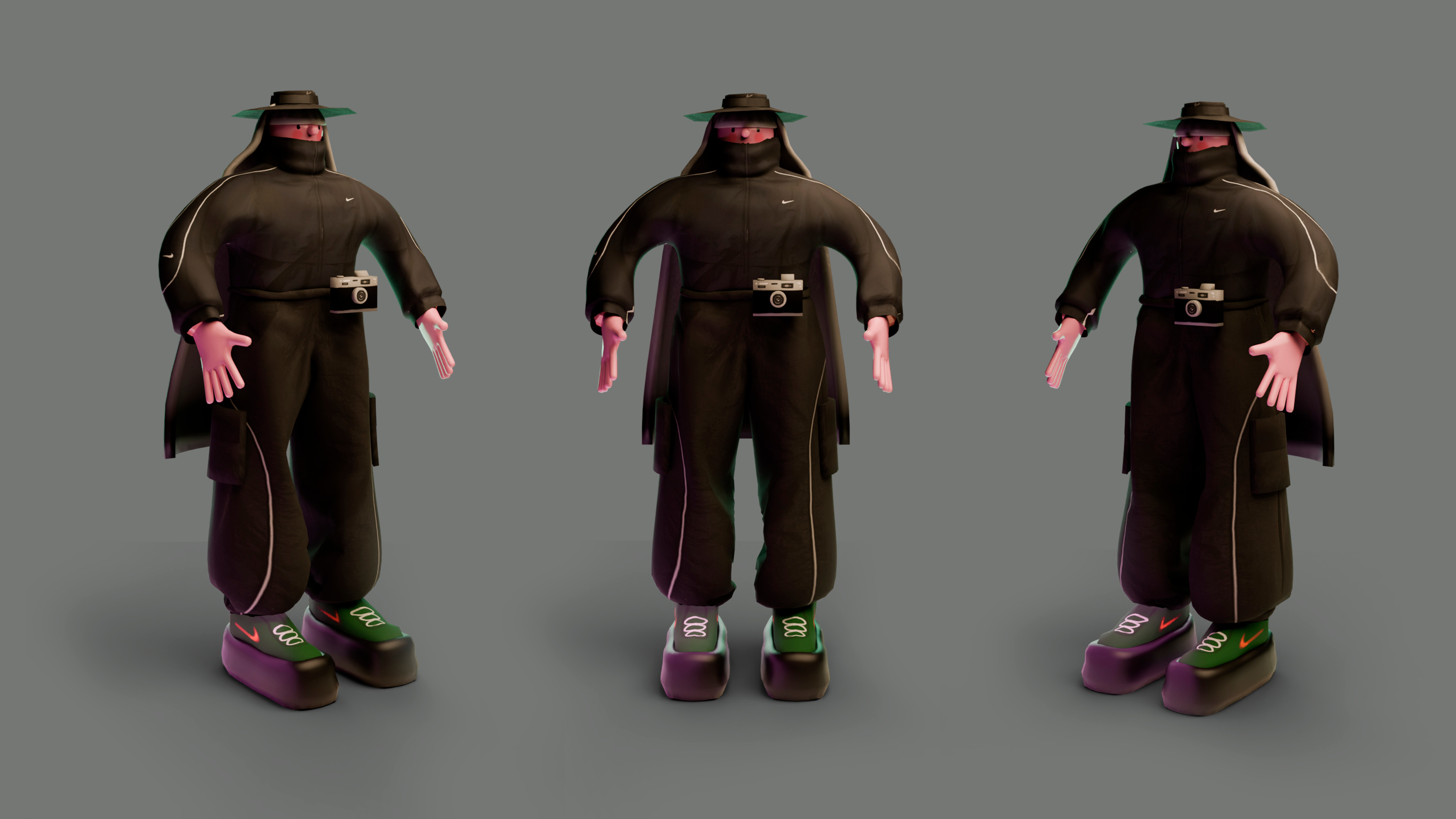 Girl character design.
