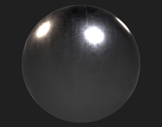Simple grunge metal made in Designer
