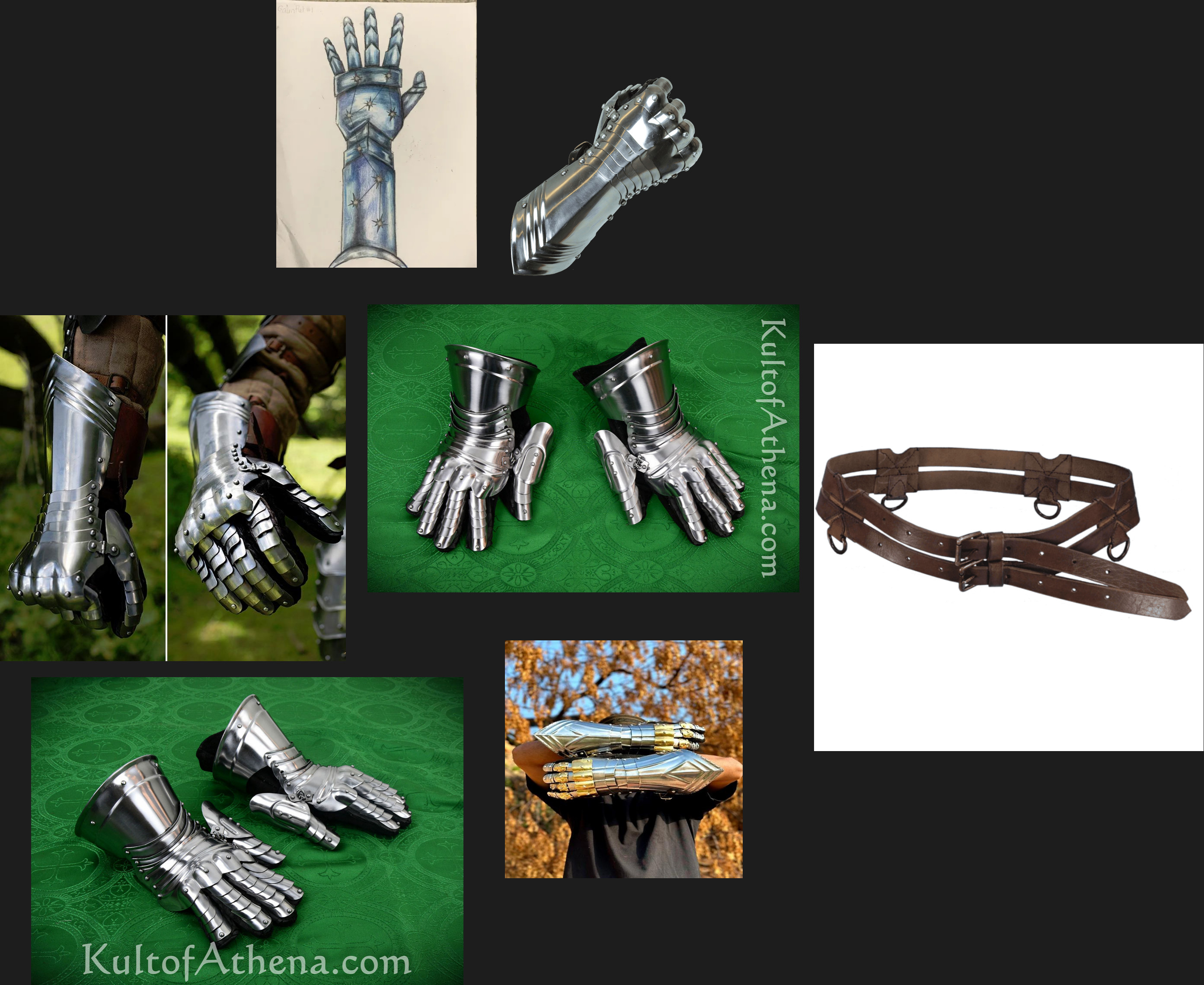 Concept (top left) and other reference