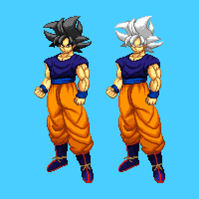 ArtStation Z2 Inspired Rock Portrait: Ultra Instinct Goku